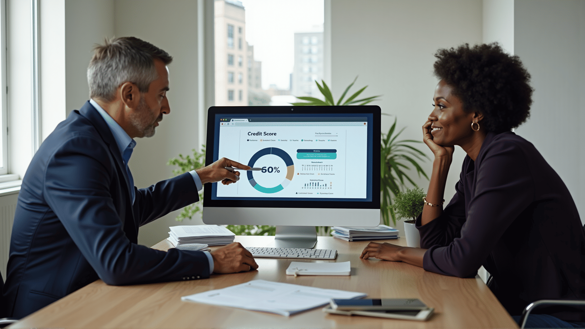 Credit score report discussion